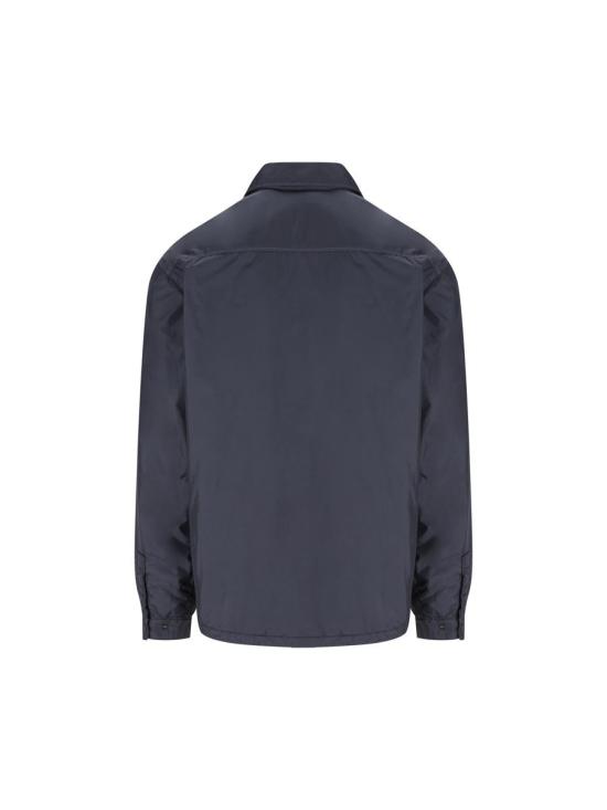 25FW 스톤 아일랜드 크링클 랩스 NY 리사이클 나일론 안티 드롭 윈드 레지스턴트 패딩 셔츠 Q100006S0A23V0020 AI25 BLUE - STONE ISLAND