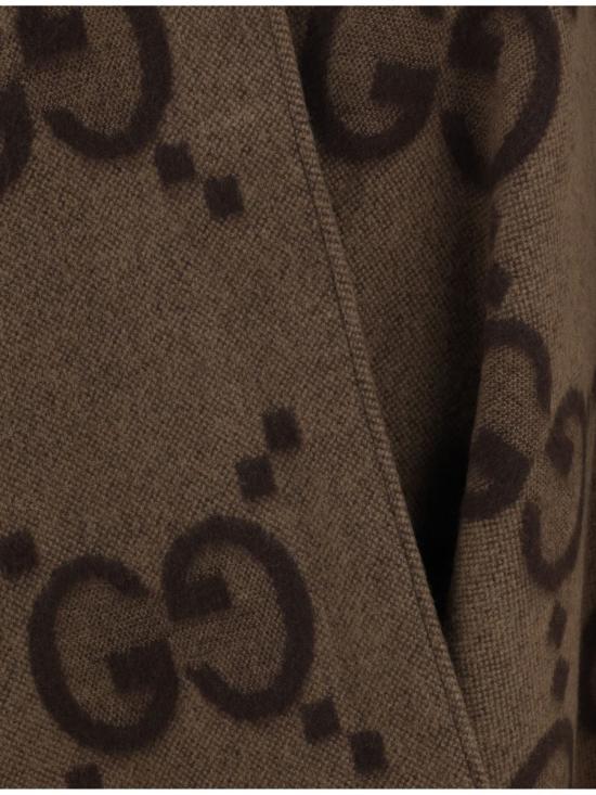 26SS 구찌 캐시미어 판초 케이프 7743084GABX 9764 BROWN - GUCCI
