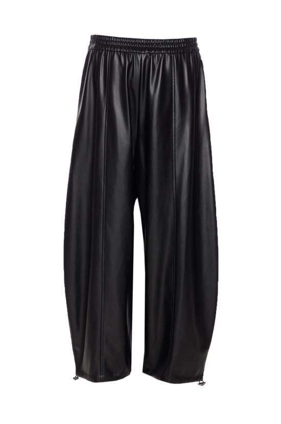 25FW 핑코 가죽 팬츠 105420 A2Q1Z99 Black - PINKO