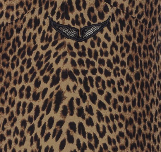 25FW 자딕앤볼테르 미디 원피스 WWDR02591 308 Brown - ZADIG & VOLTAIRE