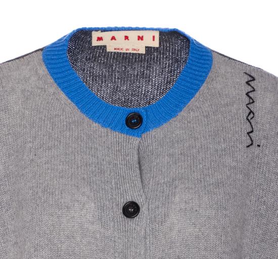 25FW 마르니 가디건 CDMD0393Q0 UFX385BLN38 Grey - MARNI