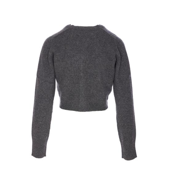 25FW 루루 드 세종 가디건 ZEPHIR LDS ANTHRACITE MELANGE Grey - LOULOU DE SAISON