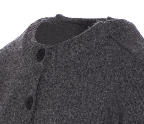 25FW 루루 드 세종 가디건 ZEPHIR LDS ANTHRACITE MELANGE Grey - LOULOU DE SAISON