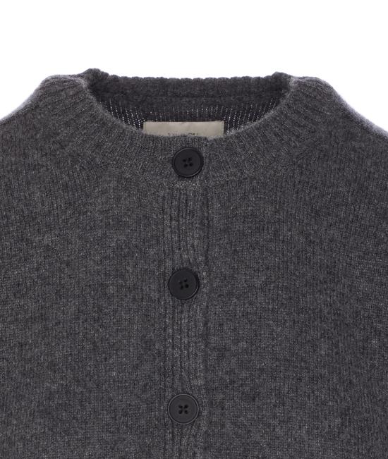 25FW 루루 드 세종 가디건 ZEPHIR LDS ANTHRACITE MELANGE Grey - LOULOU DE SAISON