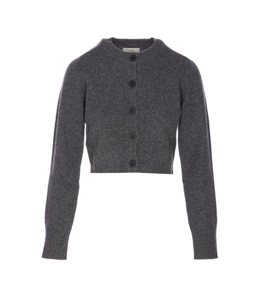 25FW 루루 드 세종 가디건 ZEPHIR LDS ANTHRACITE MELANGE Grey