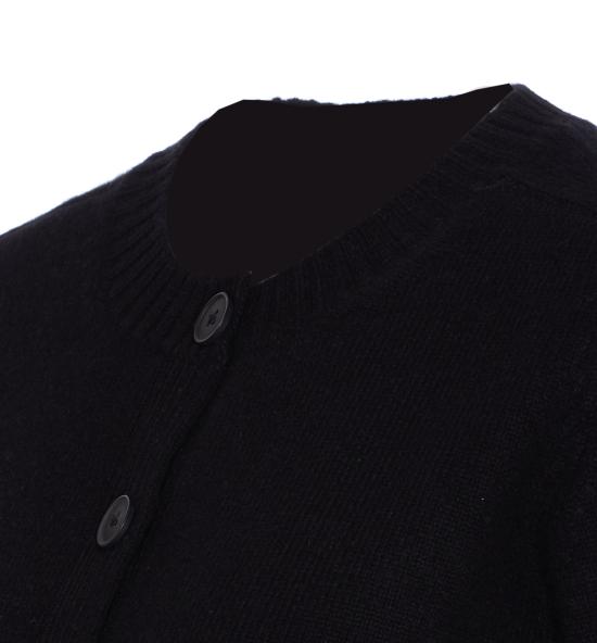 25FW 루루 드 세종 가디건 ZEPHIR LDS BLACK Black - LOULOU DE SAISON