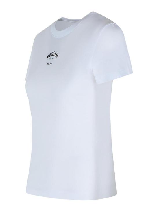  모스키노 반팔 티셔츠 K1J070782361001 White - MOSCHINO