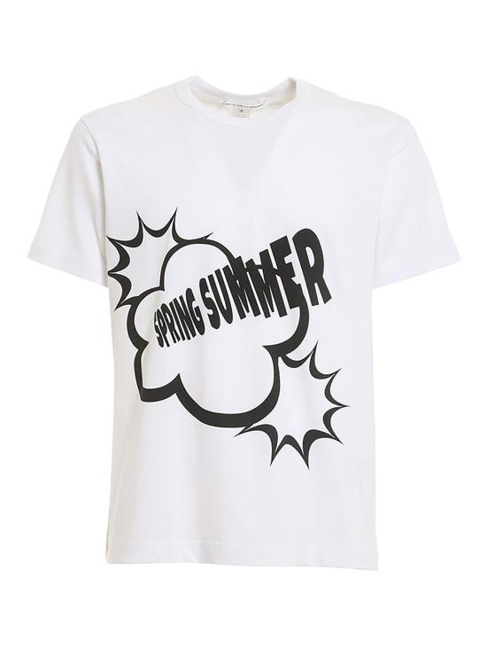  꼼데가르송 반팔 티셔츠 FIT007S223 White