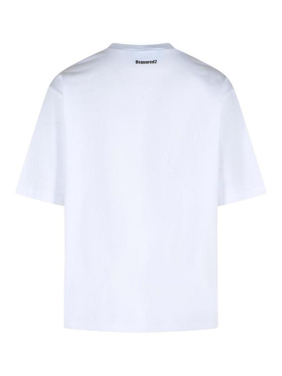 25FW 디스퀘어드2 반팔 티셔츠 S74GD1479D20033100 White - DSQUARED2