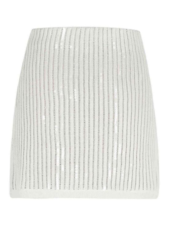 25SS 셀프 포트레이트 숏 스커트 SS25126SKWWHITE White - SELF PORTRAIT