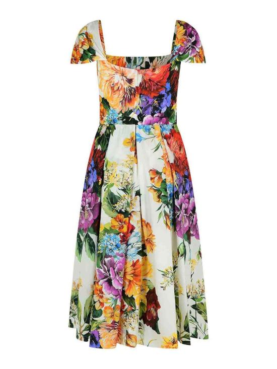 26SS 돌체앤가바나 미디 스커트 F6TVKTHS5TRHA5PC Multicolour - DOLCE & GABBANA