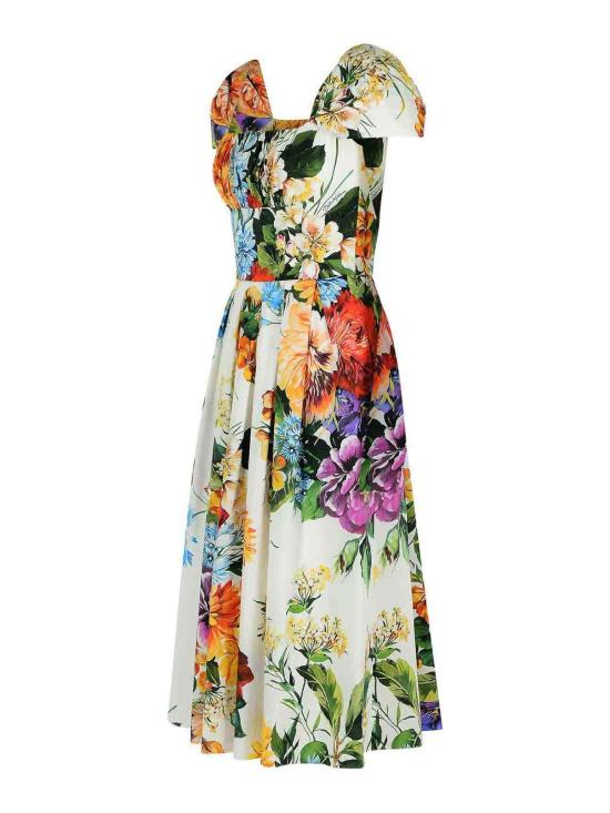 26SS 돌체앤가바나 미디 스커트 F6TVKTHS5TRHA5PC Multicolour - DOLCE & GABBANA