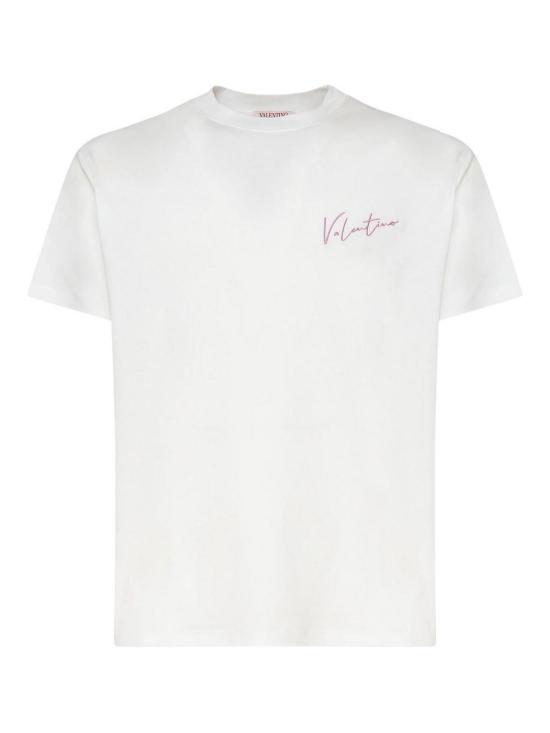 25FW 발렌티노 가라바니 반팔 티셔츠 5V0MG13AAE60BO White