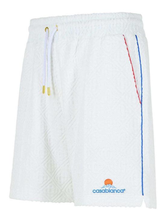  카사블랑카 숏팬츠 MPF25JTR27101BRIGHTWHITE White - CASABLANCA