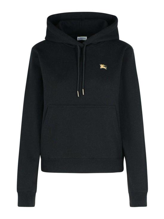 25FW 버버리 EKD 코튼 후드 티셔츠 8110966 Black