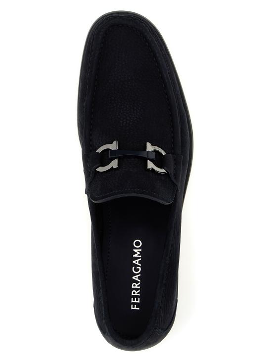 25FW 살바토레 페라가모 로퍼 784285NAVY Blue - SALVATORE FERRAGAMO