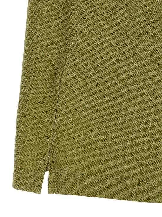 25FW 버버리 체크 칼라 코튼 폴로 셔츠 8110946ESTATE Green - BURBERRY