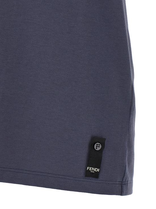 26SS 펜디 반팔 티셔츠 FY1319AV0HF0PTH Blue - FENDI