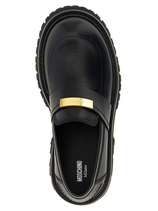 25FW 모스키노 로퍼 MB10514G0NGA0000 Black - MOSCHINO