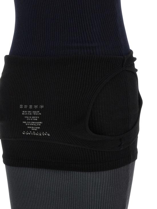 25FW 발렌시아가 롱 원피스 831075T33901060 Black - BALENCIAGA