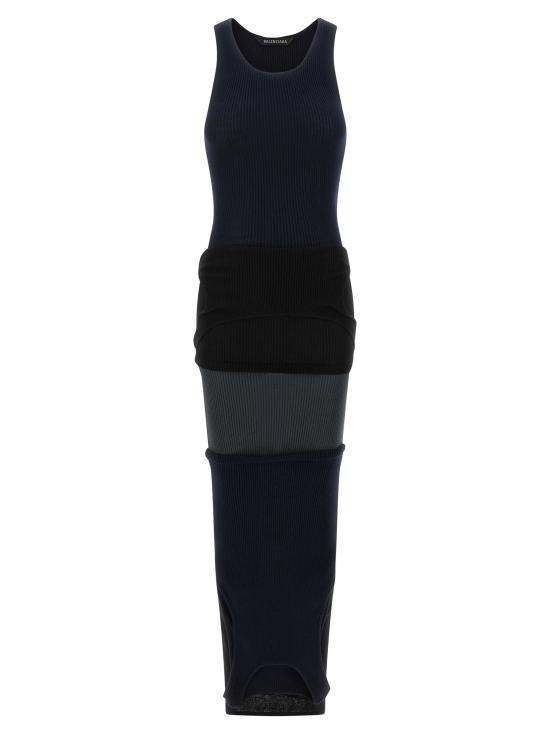 25FW 발렌시아가 롱 원피스 831075T33901060 Black