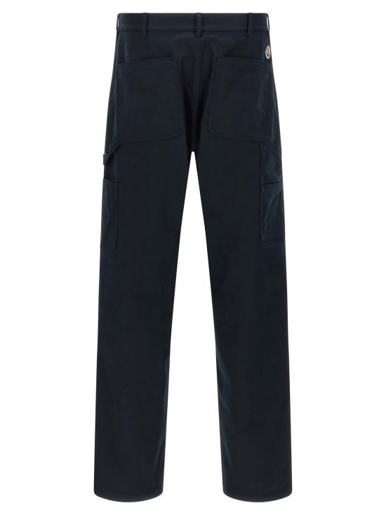 25FW 몽클레어 스트레이트 팬츠 K20912A00003598R1742 Blue - MONCLER