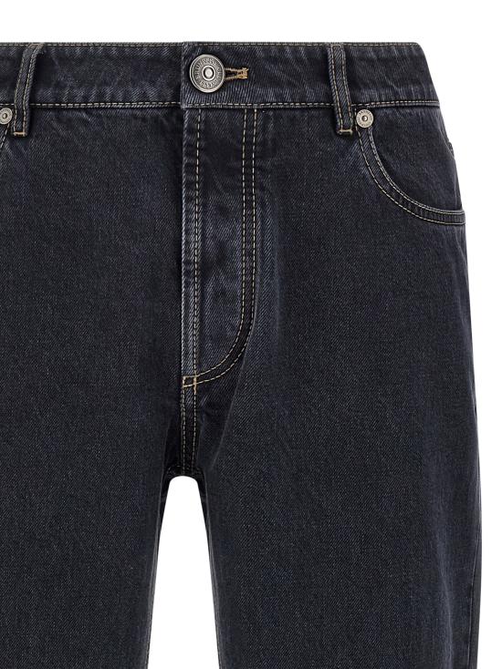 25FW 브루넬로 쿠치넬리 데님 팬츠 M235PD3210C9016 Gray - BRUNELLO CUCINELLI