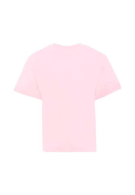 25FW [키즈] 모스키노 티셔츠 HMM05G LAA10 50209 PINK - MOSCHINO