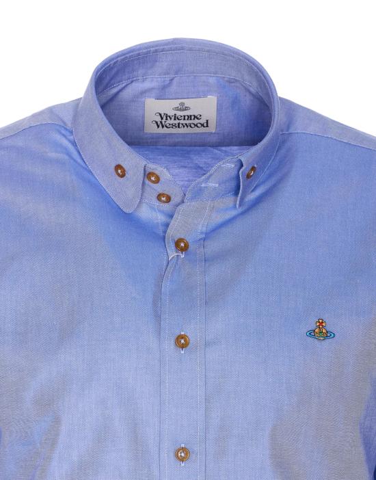 25FW 비비안웨스트우드 셔츠 24010005 W017RK209 Blue - VIVIENNE WESTWOOD