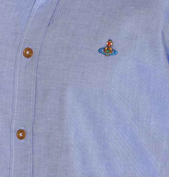 25FW 비비안웨스트우드 셔츠 24010005 W017RK209 Blue - VIVIENNE WESTWOOD