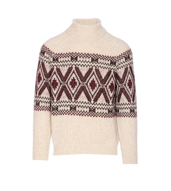 25FW 브루넬로 쿠치넬리 터틀넥 MRI505403 CPW29 White