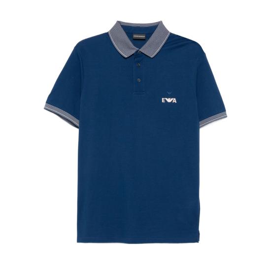 25FW 엠포리오 아르마니 폴로 티셔츠 AF12955 EM002992 UB079 BLUE