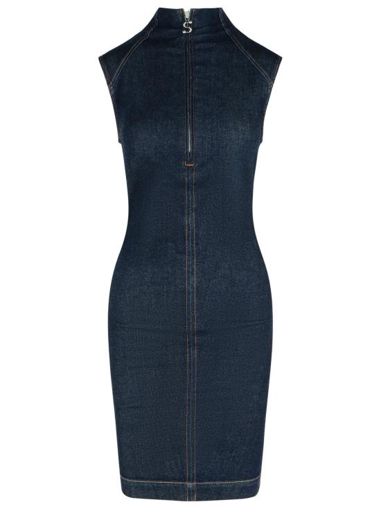 25FW 스포트막스 미디 원피스 2522226025001 Blue