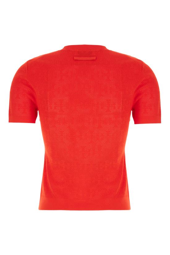 25FW 토리버치 반팔 티셔츠 168853 603 Rosso - TORY BURCH