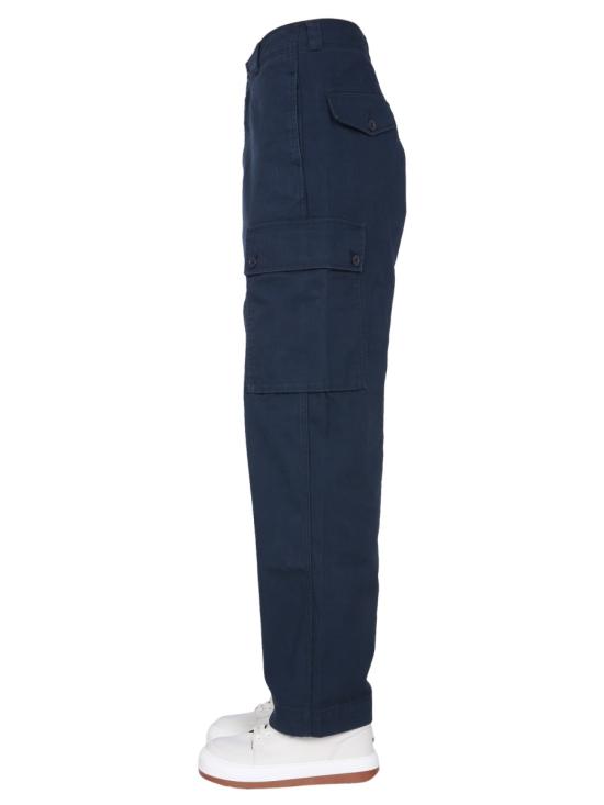  나이젤 카본 스트레이트 팬츠 NCOSAW21P55 BLACKNAVY BLUE - NIGEL CABOURN