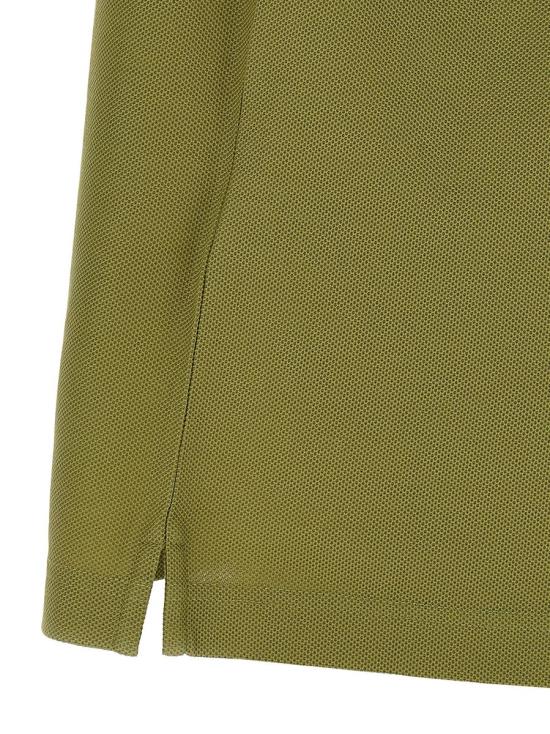  버버리 체크 칼라 코튼 폴로 셔츠  8110946ESTATE GREEN - BURBERRY