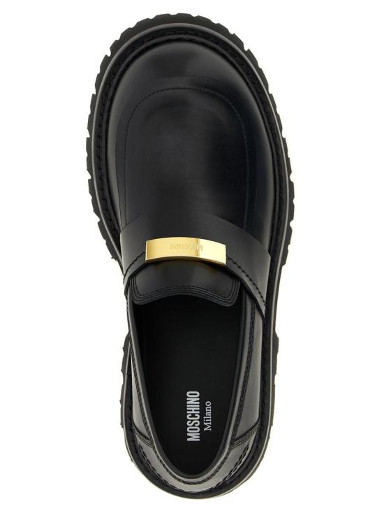 25FW 모스키노 로퍼 MB10514G0NGA0000 Black - MOSCHINO