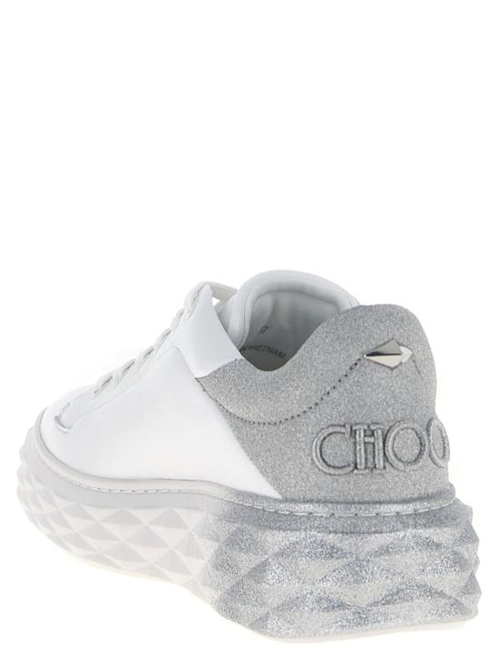 25FW 지미추 스니커즈 DIAMONDMAXIVWHITESILVER - JIMMY CHOO