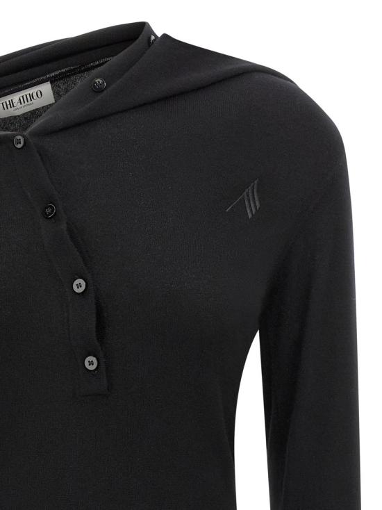 25FW 디 아티코 숏 원피스 251WCA00442100 Black - THE ATTICO