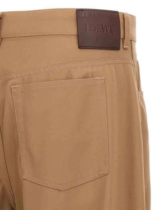 25FW 로에베 스트레이트 팬츠 H526Y04WHB2140 Brown - LOEWE