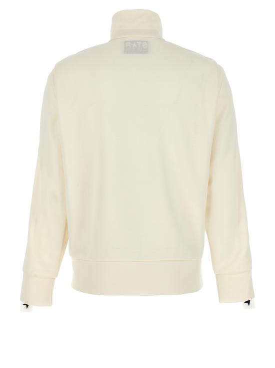 25FW 골든구스 긴팔 티셔츠 GWP00875P0005208134781347 White Black - GOLDEN GOOSE