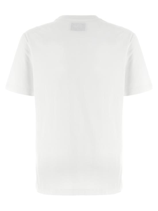 26SS 골든구스 반팔 티셔츠 GMP01220P0005931036410364 White Black - GOLDEN GOOSE