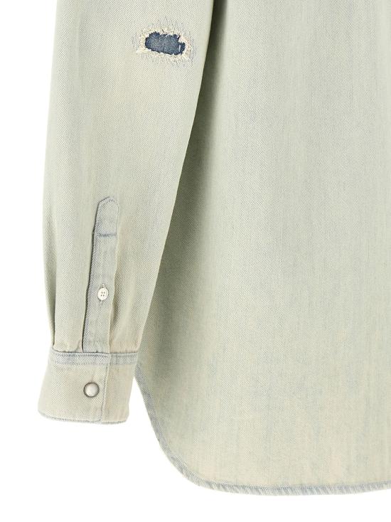 25FW 골든구스 블라우스 GWP00589P0006275010050100 Light Blue - GOLDEN GOOSE