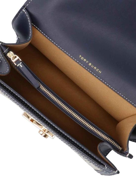 26SS 토리버치 T 모노그램 숄더백 158526405 Blue - TORY BURCH