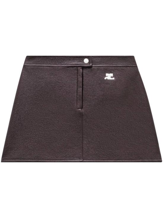 25FW 쿠레쥬 숏 스커트 PERCJU001VY0014 4010 Purple