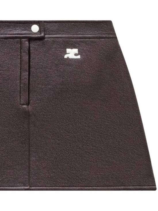 25FW 쿠레쥬 숏 스커트 PERCJU001VY0014 4010 Purple - COURREGES