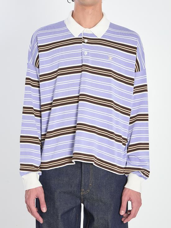 25FW 셀린느 폴로 티셔츠 RY0HV886Z PURPLE