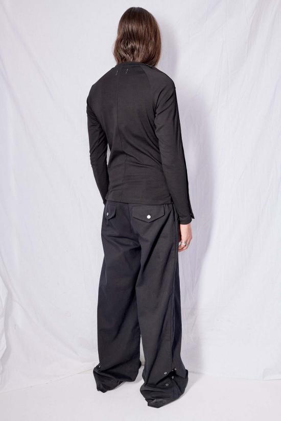  Burrough 긴팔 티셔츠 버로우 리브드 라글런 롱슬리브 탑 - OTHER BRANDS