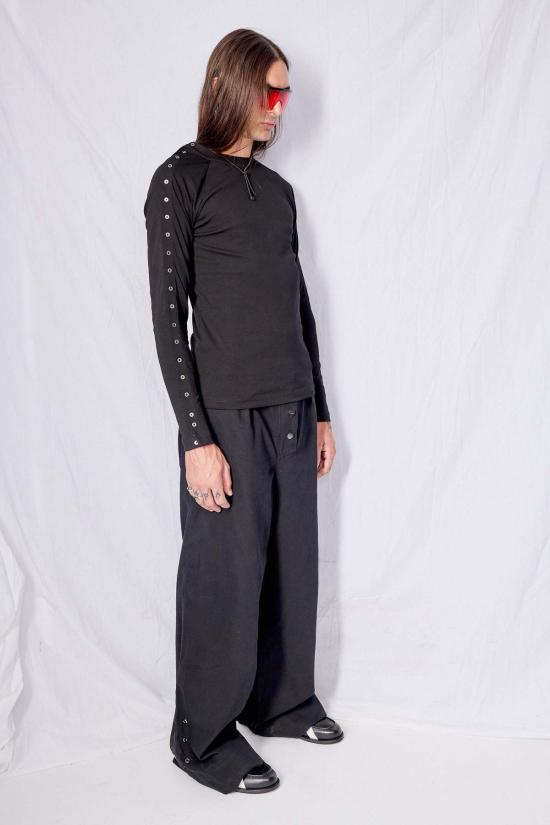  Burrough 긴팔 티셔츠 버로우 리브드 라글런 롱슬리브 탑 - OTHER BRANDS