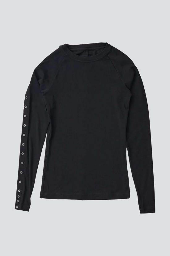  Burrough 긴팔 티셔츠 버로우 리브드 라글런 롱슬리브 탑 - OTHER BRANDS